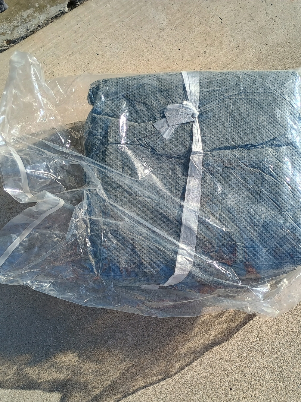 Gray Moving Blanket - Protective Furniture Cover